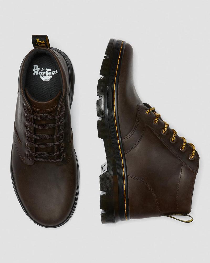 Dr Martens Bonny Læder Fritidsstøvler Dame Brune | DK 76GSO